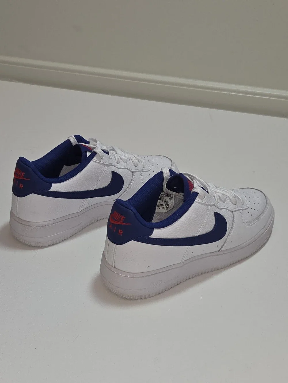Nike Air Force 1 Low GS 6Y White Royal Blue Red AF1 Retro Streetwear Sneakers